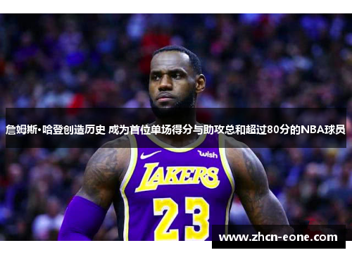 詹姆斯·哈登创造历史 成为首位单场得分与助攻总和超过80分的NBA球员