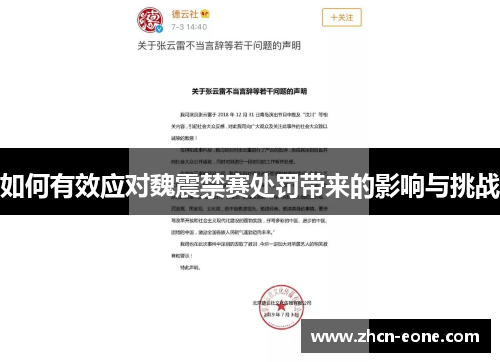 如何有效应对魏震禁赛处罚带来的影响与挑战